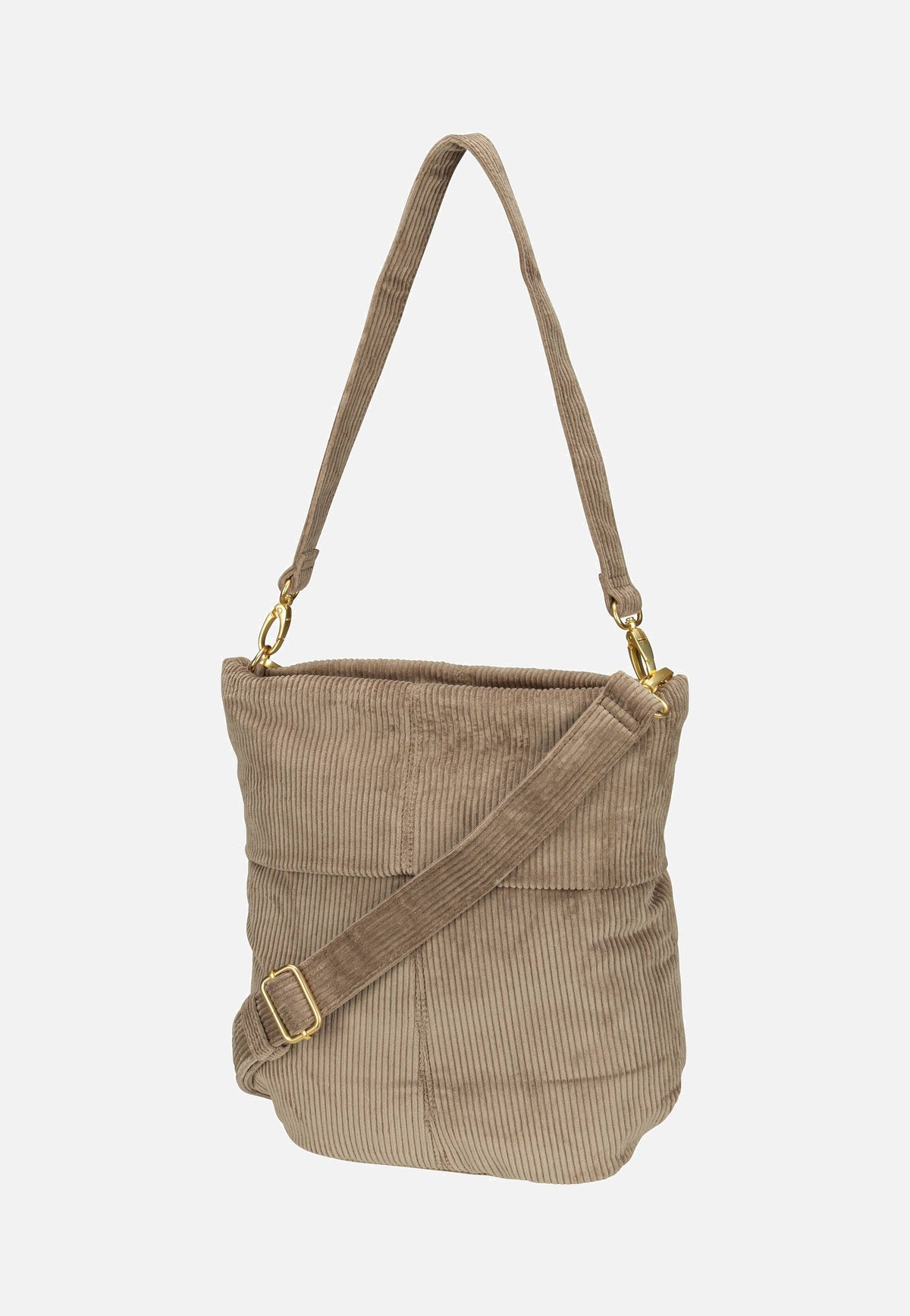 zwei Mademoiselle M90 Cord/Mocca Hobo Bag