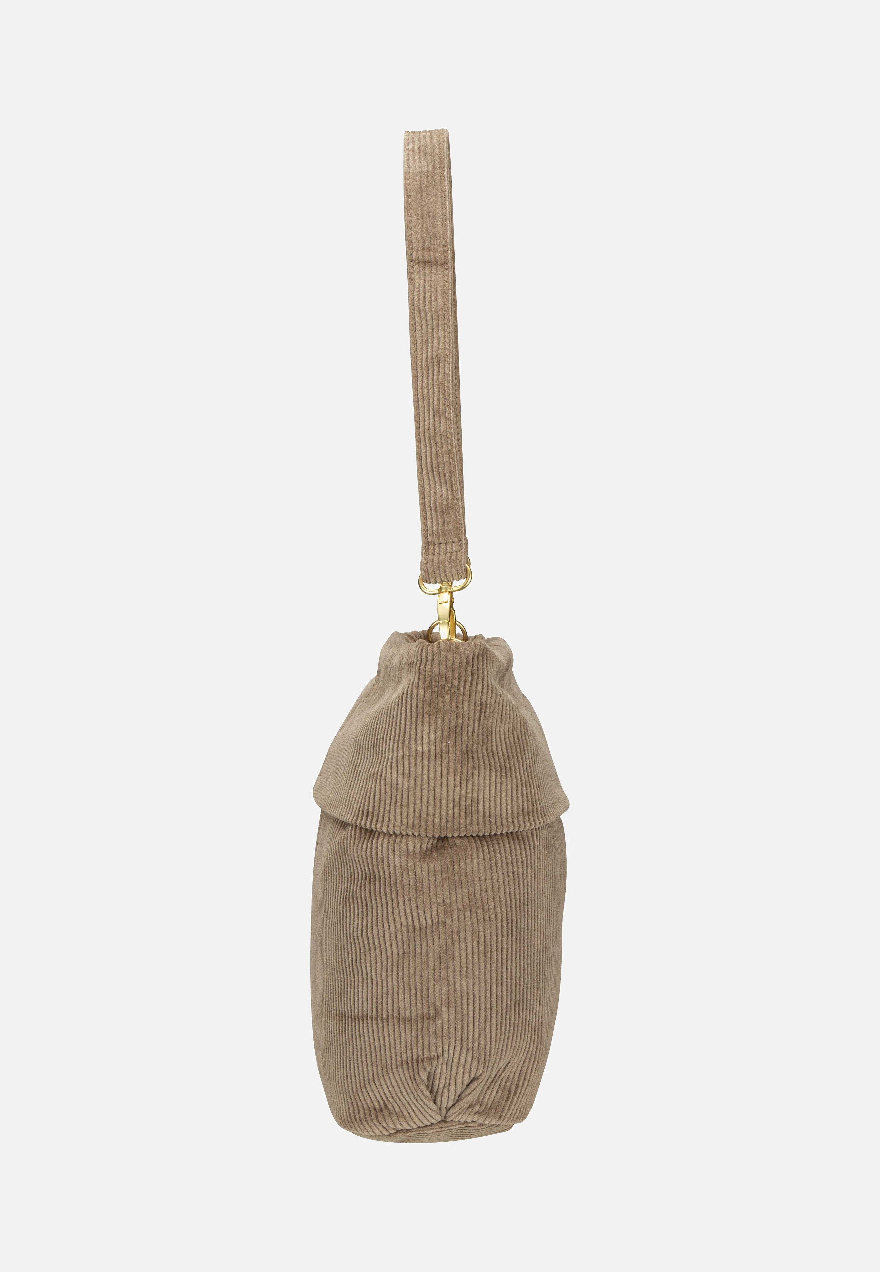 zwei Mademoiselle M90 Cord/Mocca Hobo Bag