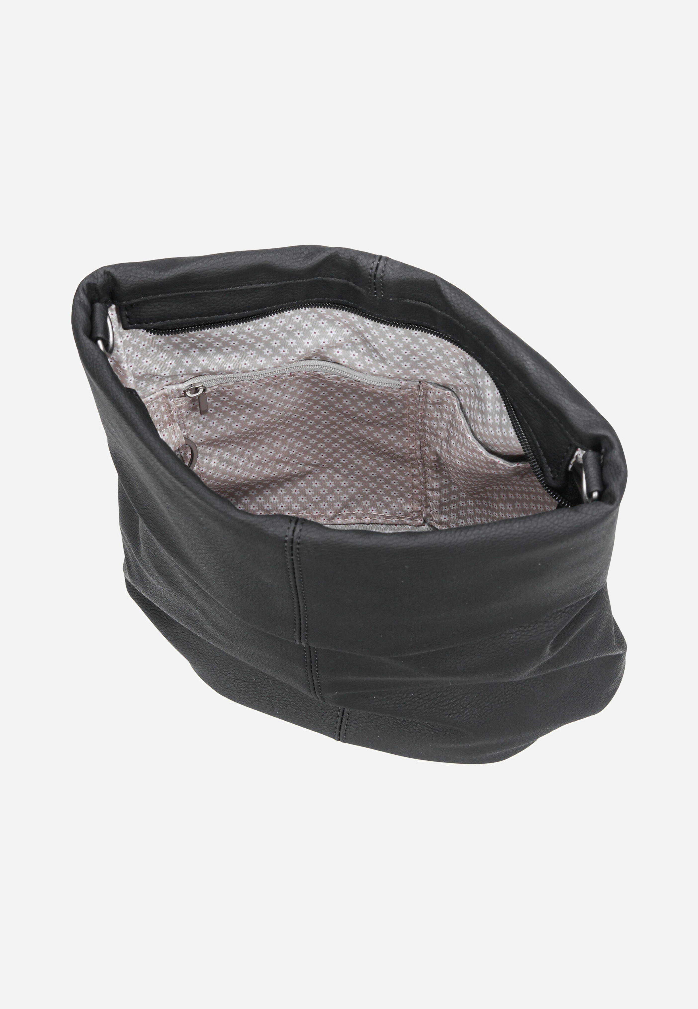 zwei Mademoiselle M90 Nubuk/Black Hobo Bag