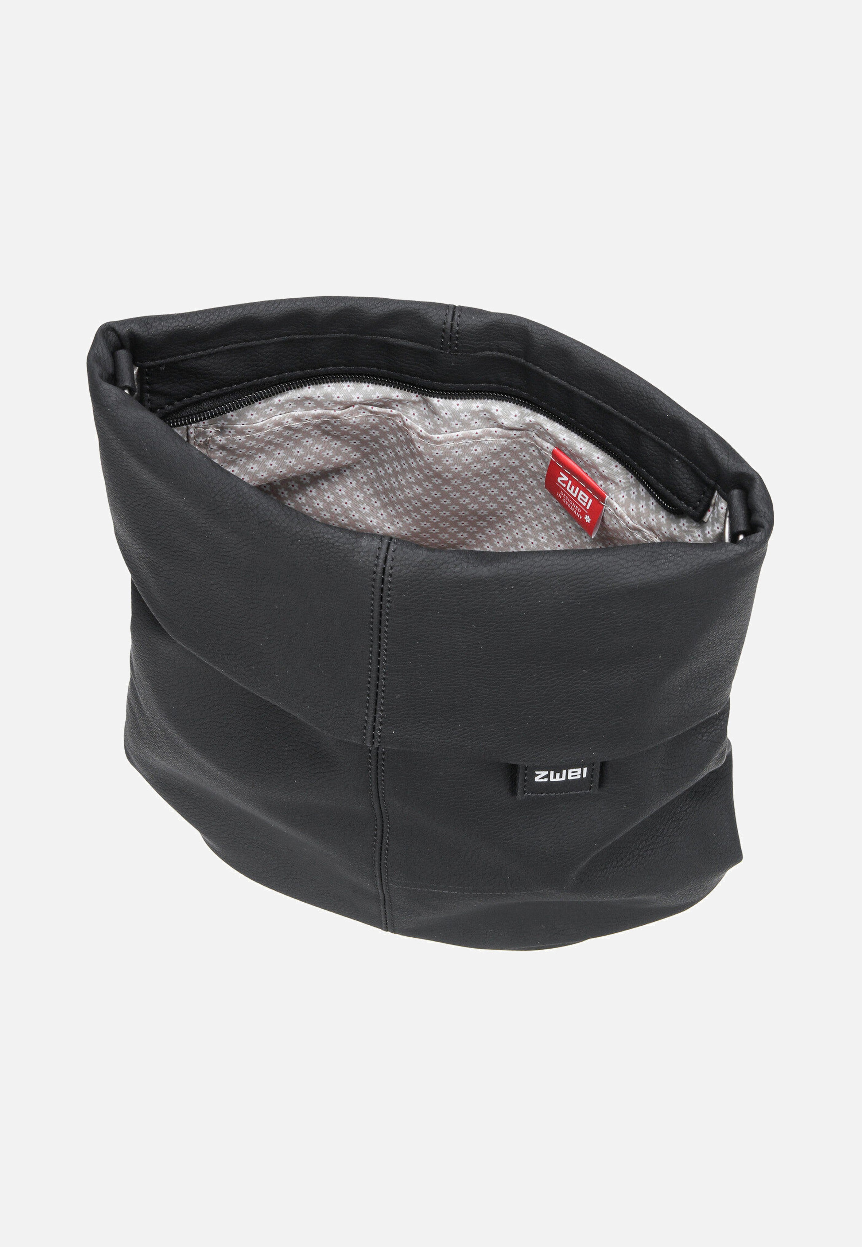 zwei Mademoiselle M90 Nubuk/Black Hobo Bag