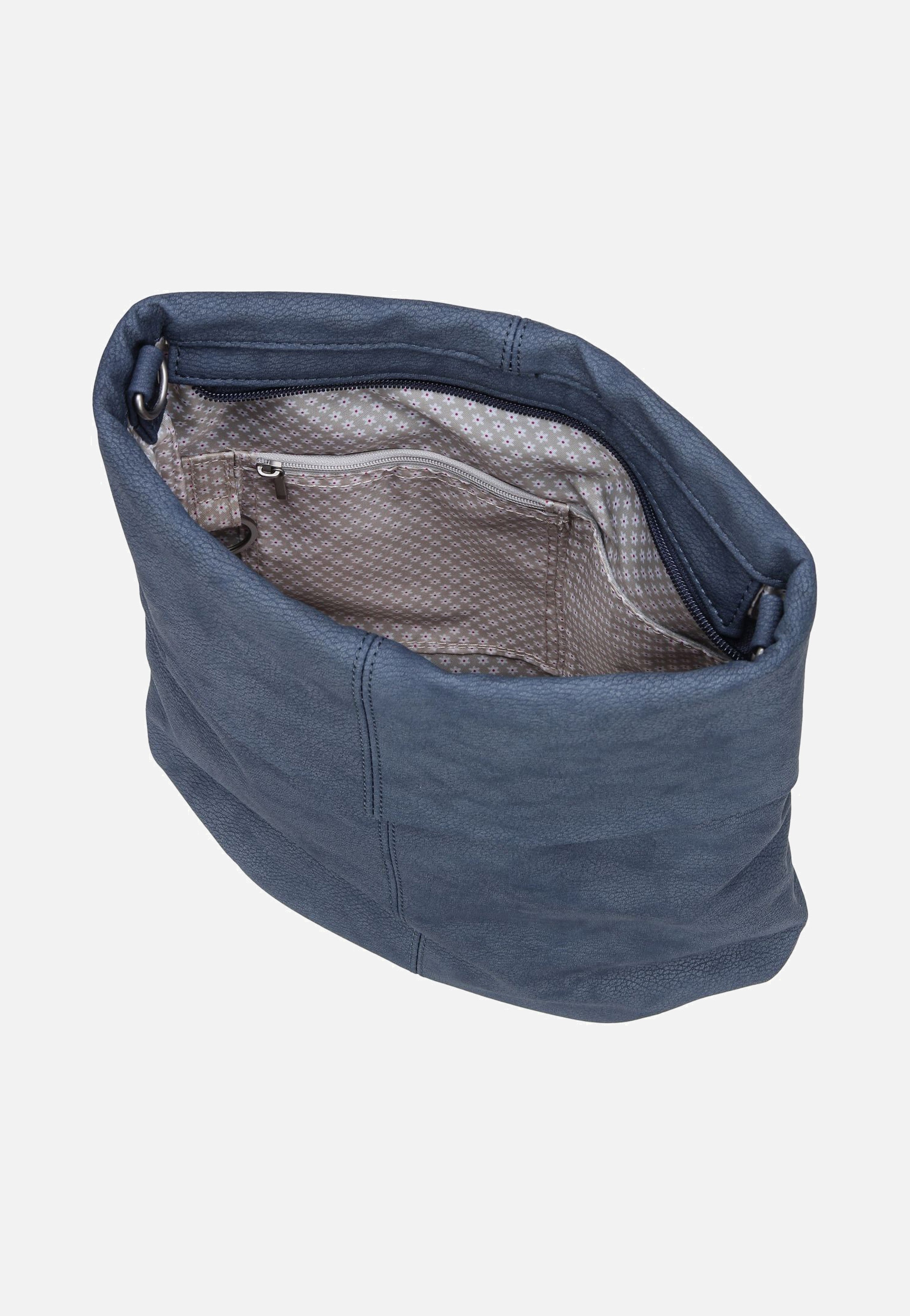 zwei Mademoiselle M90 Nubuk/Blue Hobo Bag