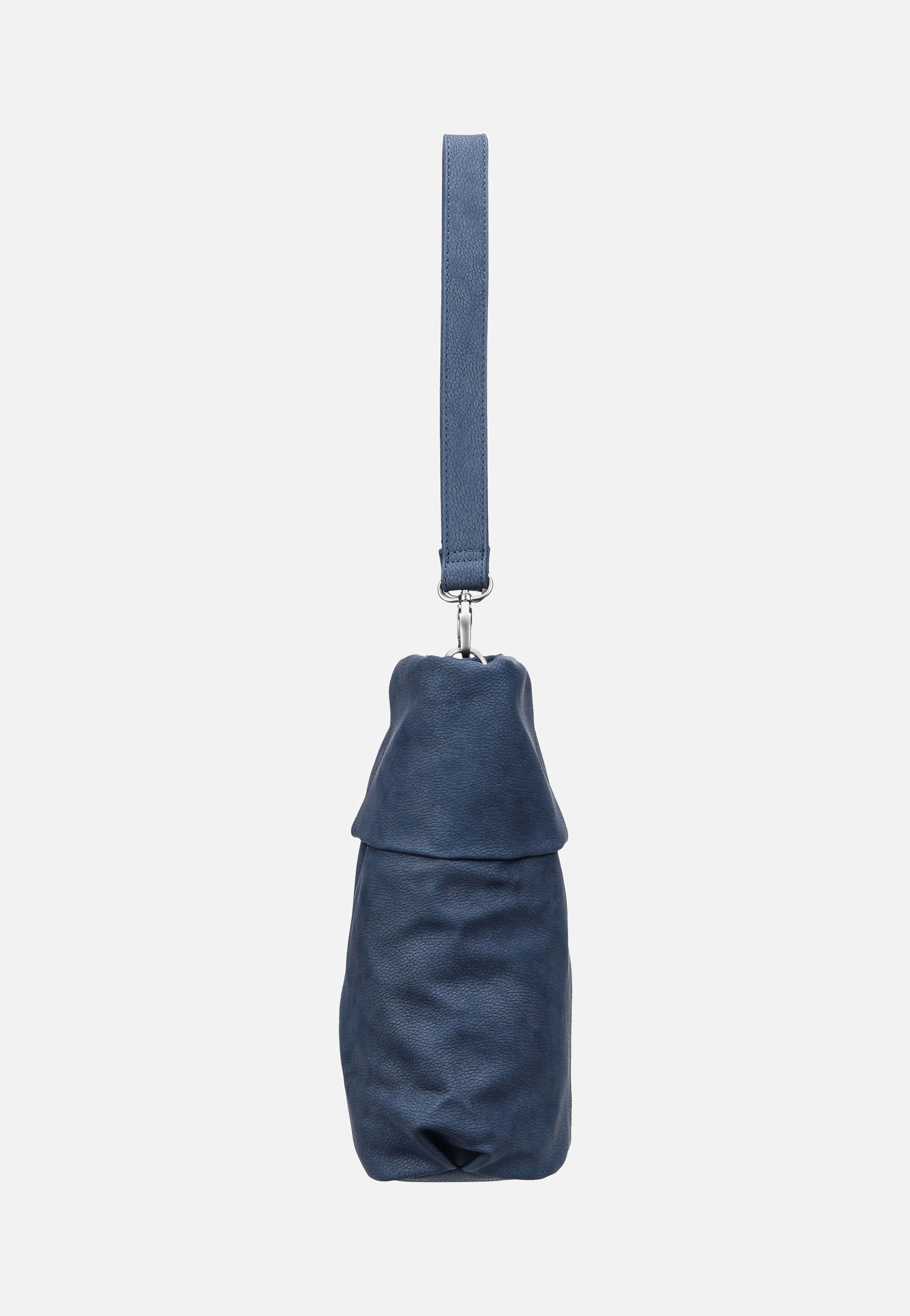 zwei Mademoiselle M90 Nubuk/Blue Hobo Bag