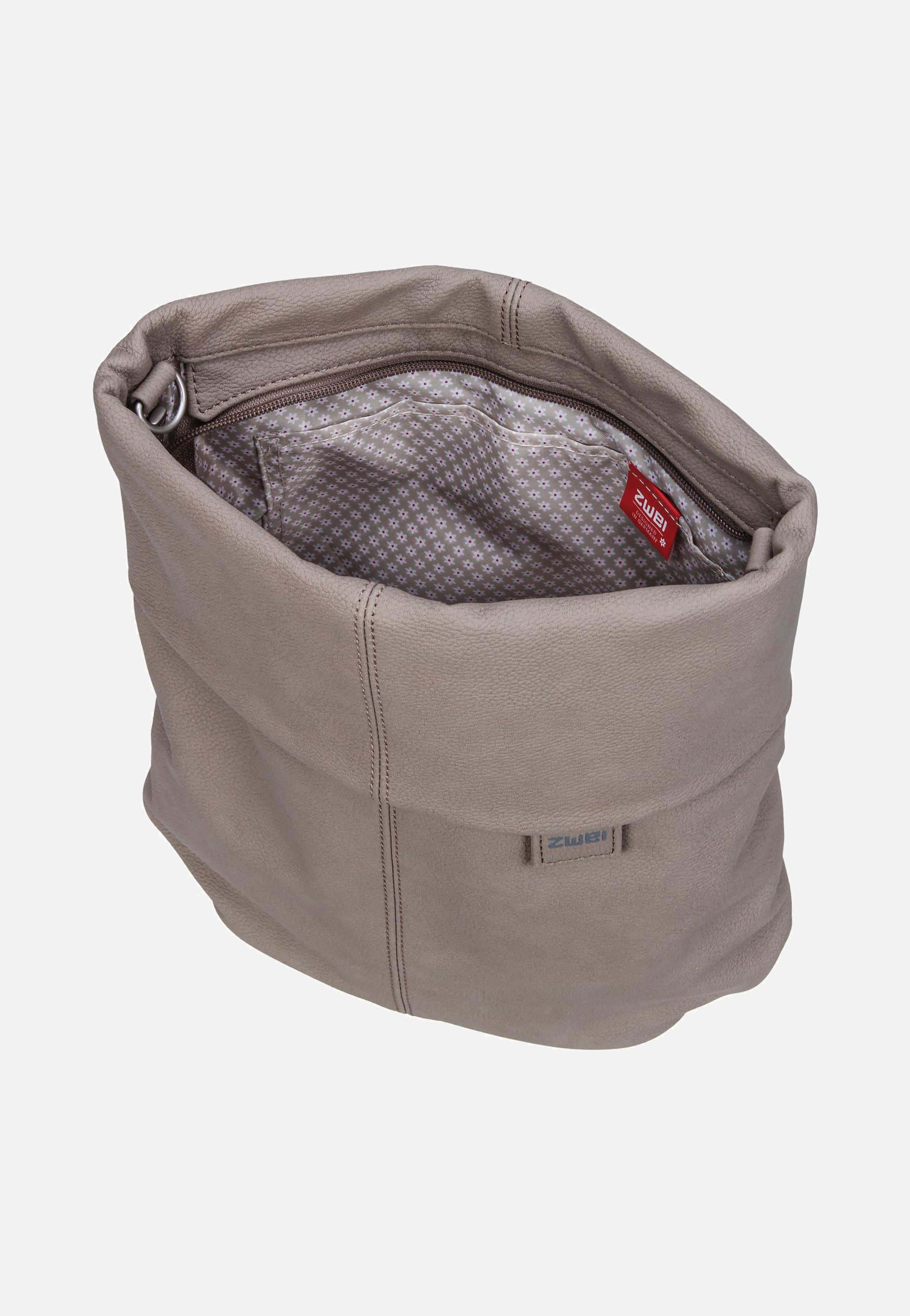 zwei Mademoiselle M90 Nubuk/Cappucino Hobo Bag