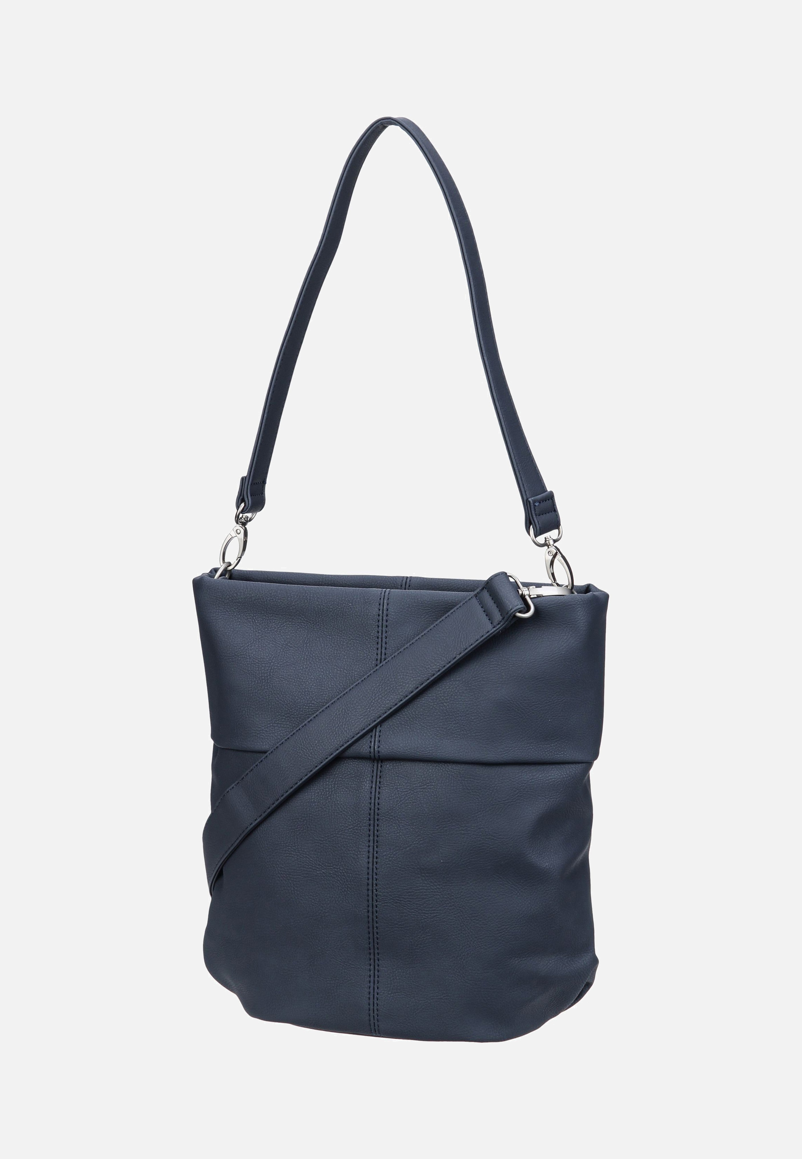 zwei Mademoiselle M90 Nubuk/Ink Hobo Bag