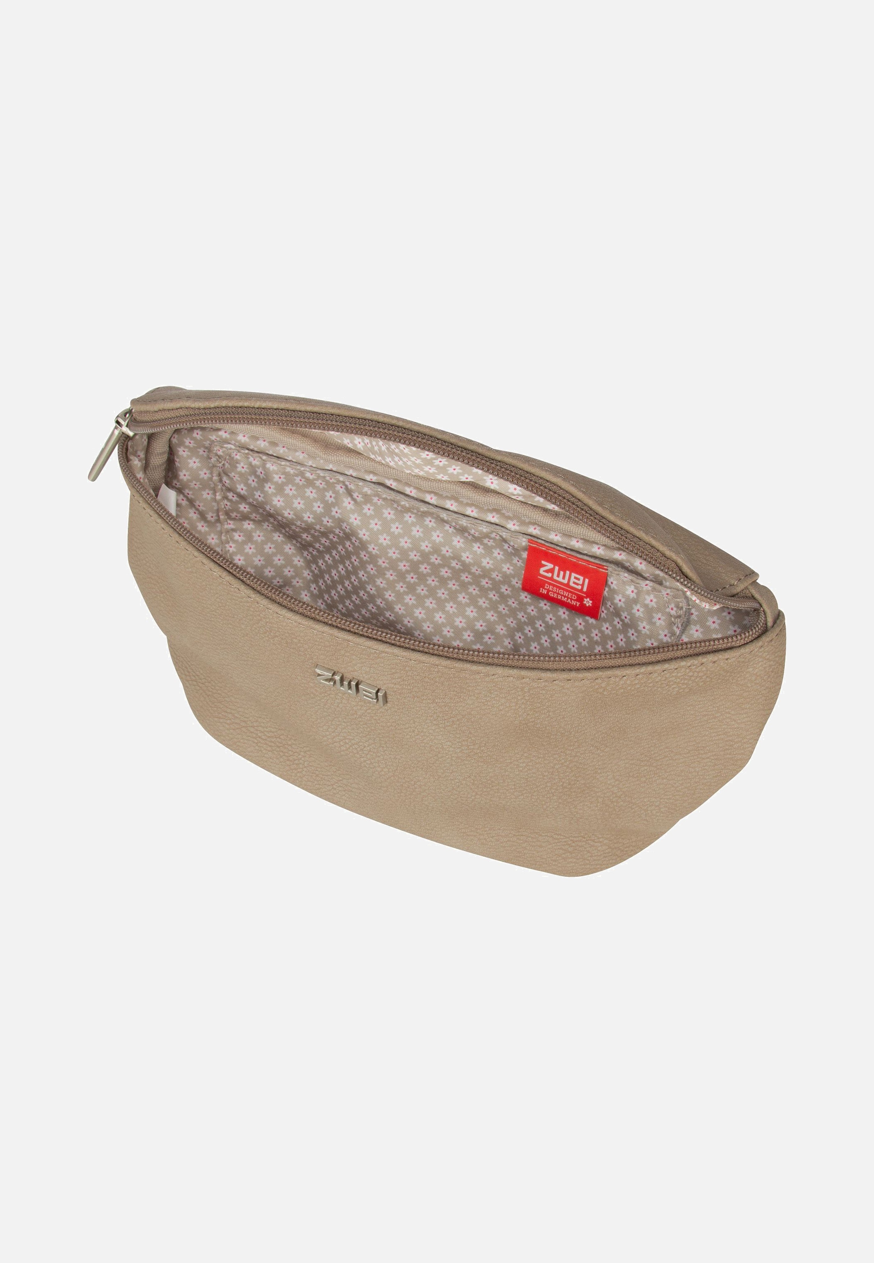 zwei Mademoiselle MH4 Nubuk/Cappucino Bauchtasche