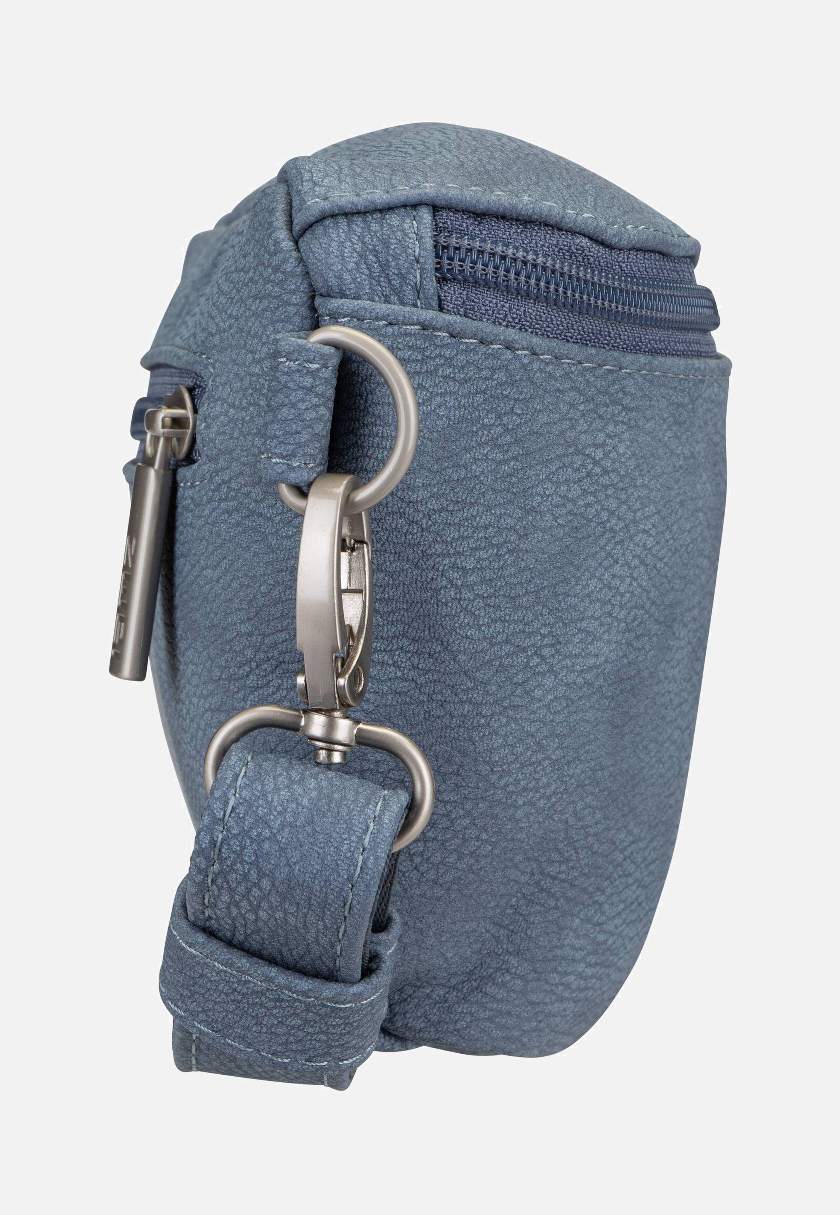 zwei Mademoiselle MH4 Nubuk/Sky Bauchtasche