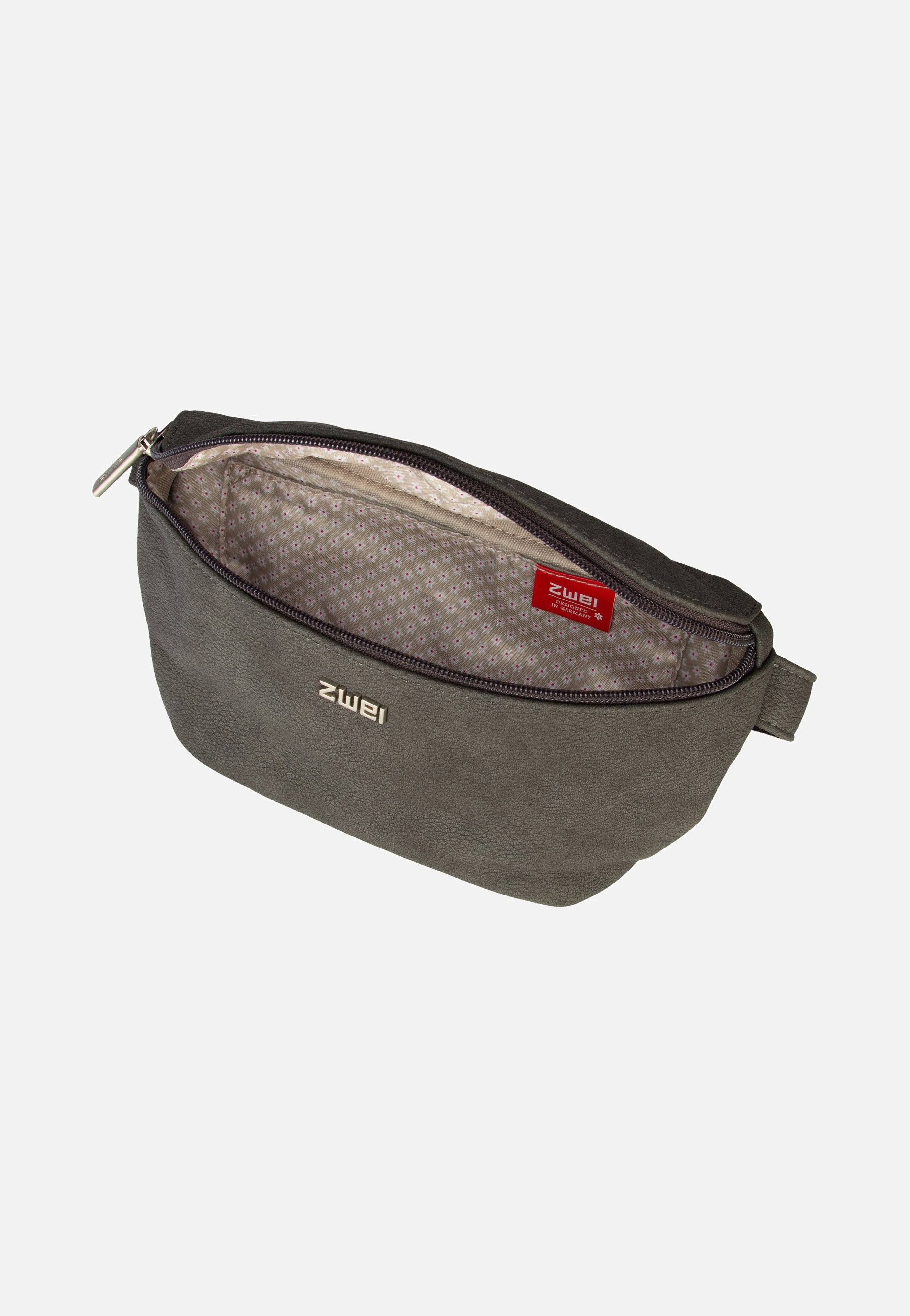 zwei Mademoiselle MH4 Nubuk/Stone Bauchtasche