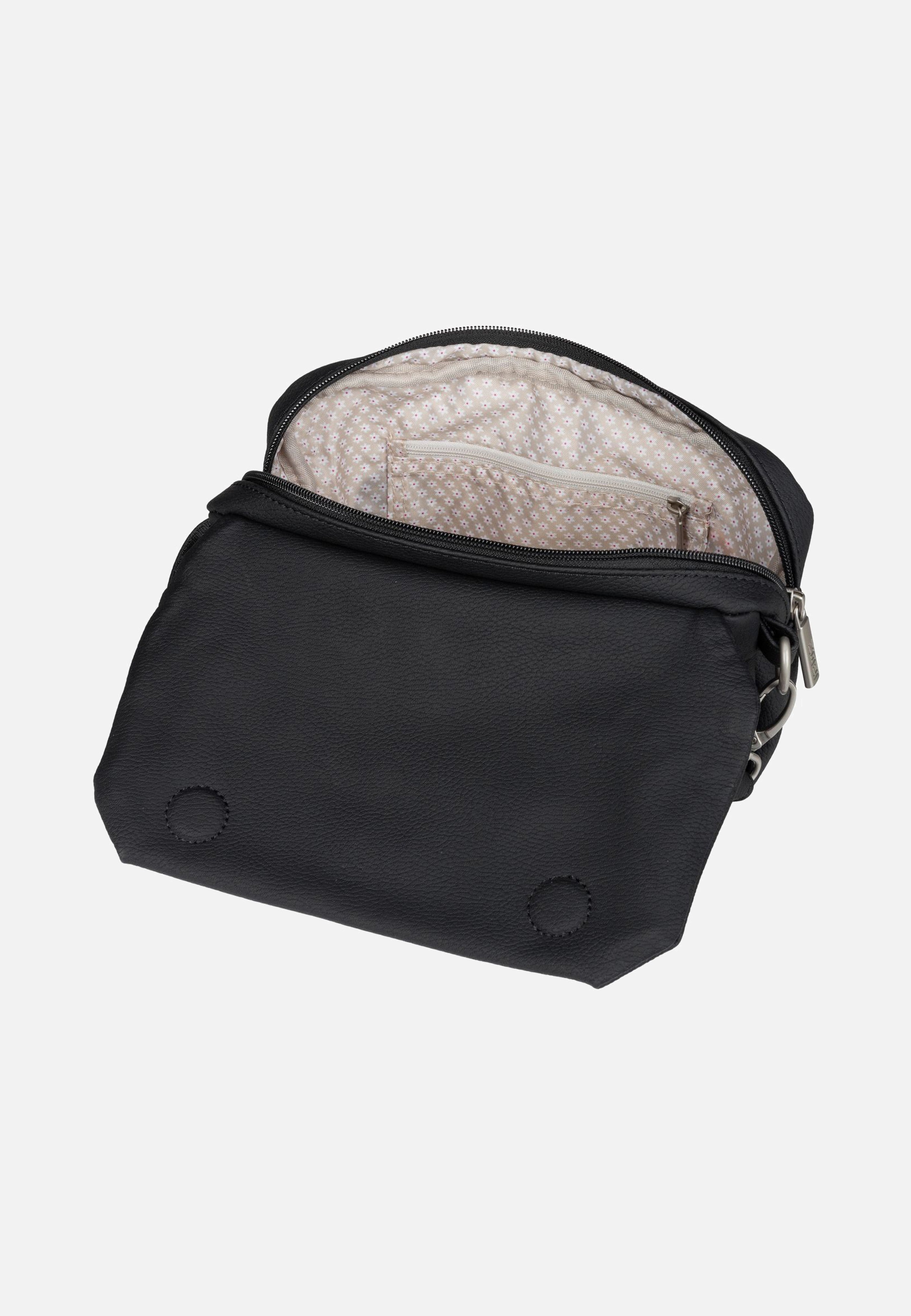 zwei Mademoiselle MH40 Nubuk/Black Umhängetasche