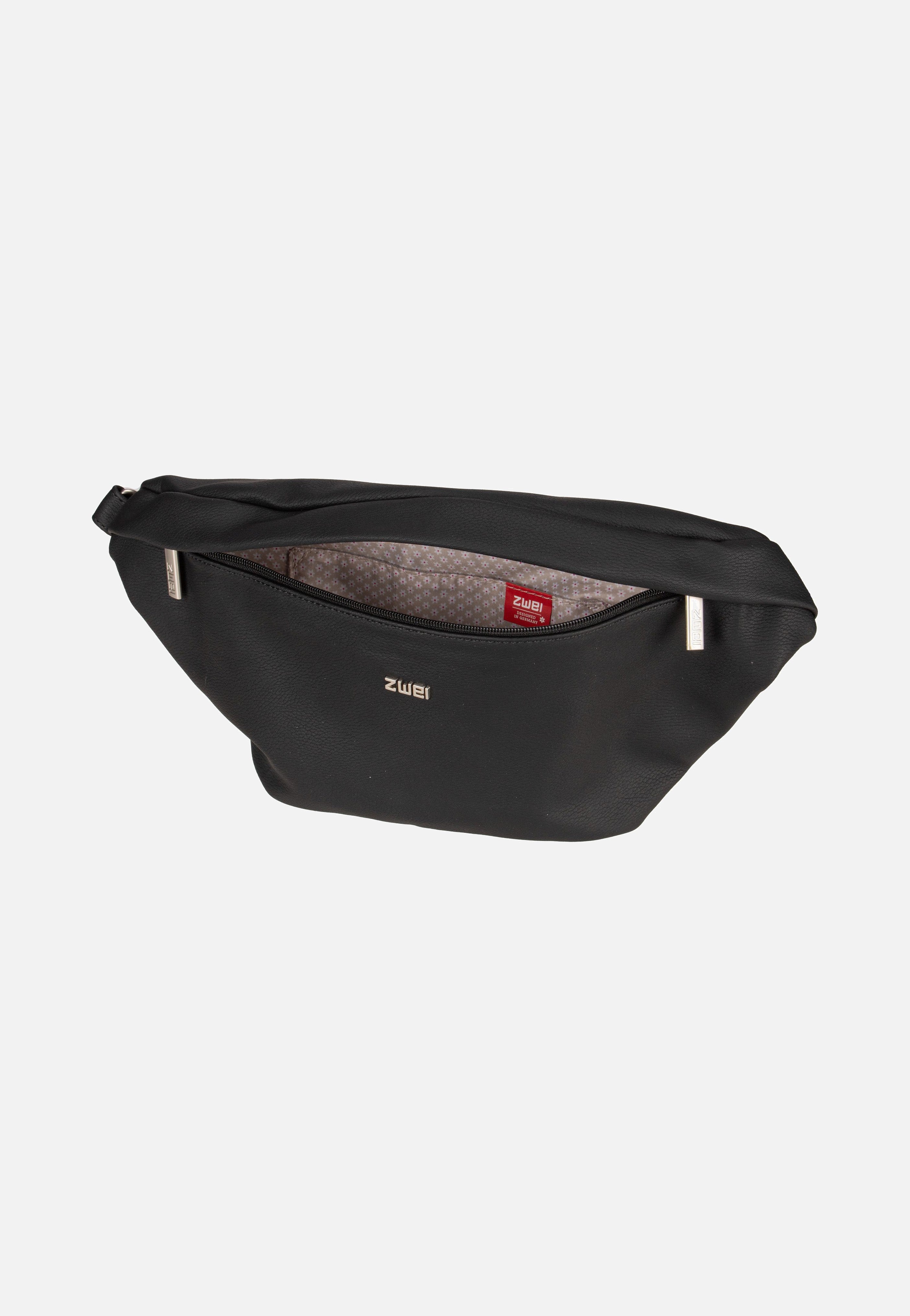 zwei Mademoiselle MH80 Nubuk/Black Bauchtasche