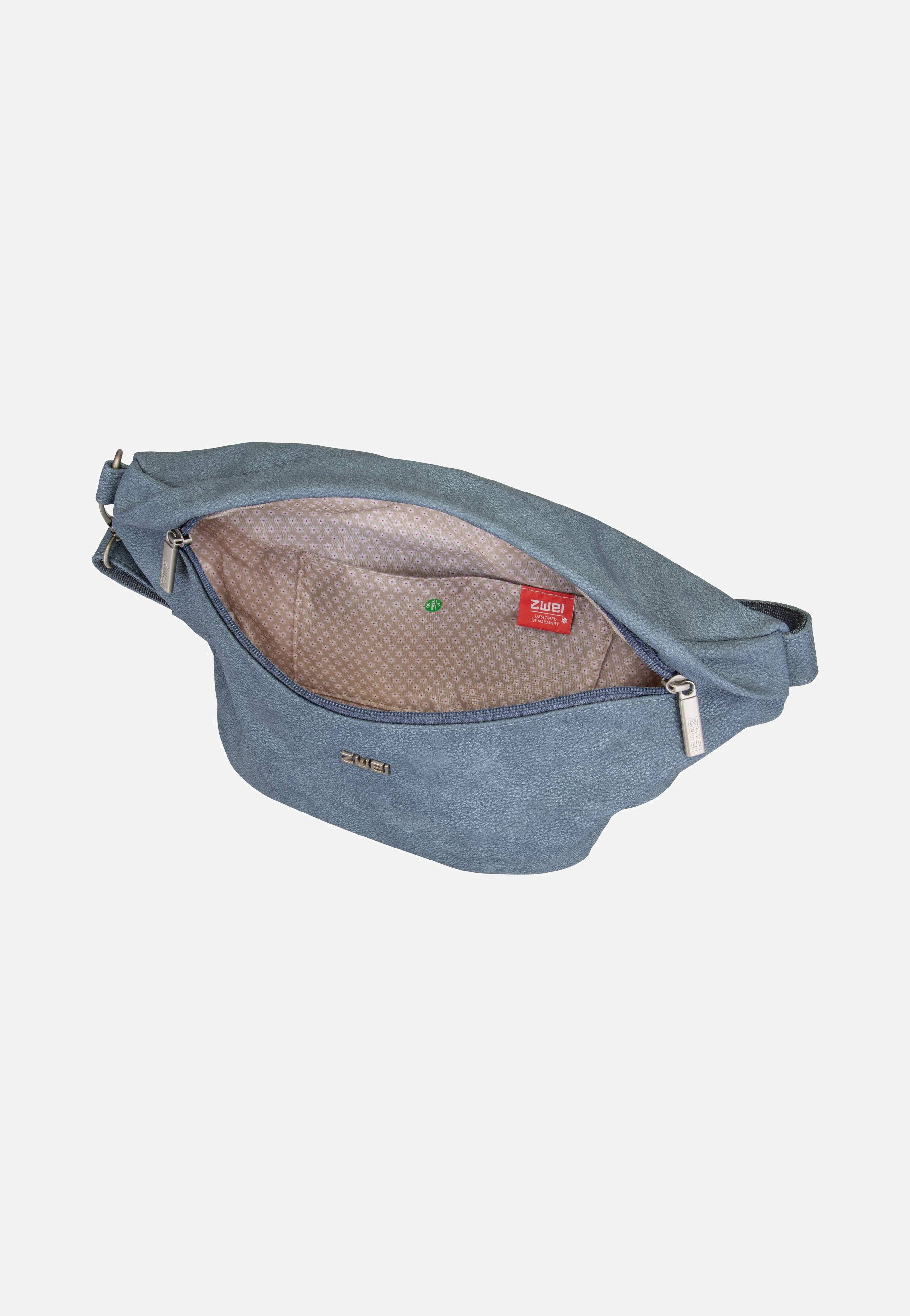 zwei Mademoiselle MH80 Nubuk/Sky Bauchtasche