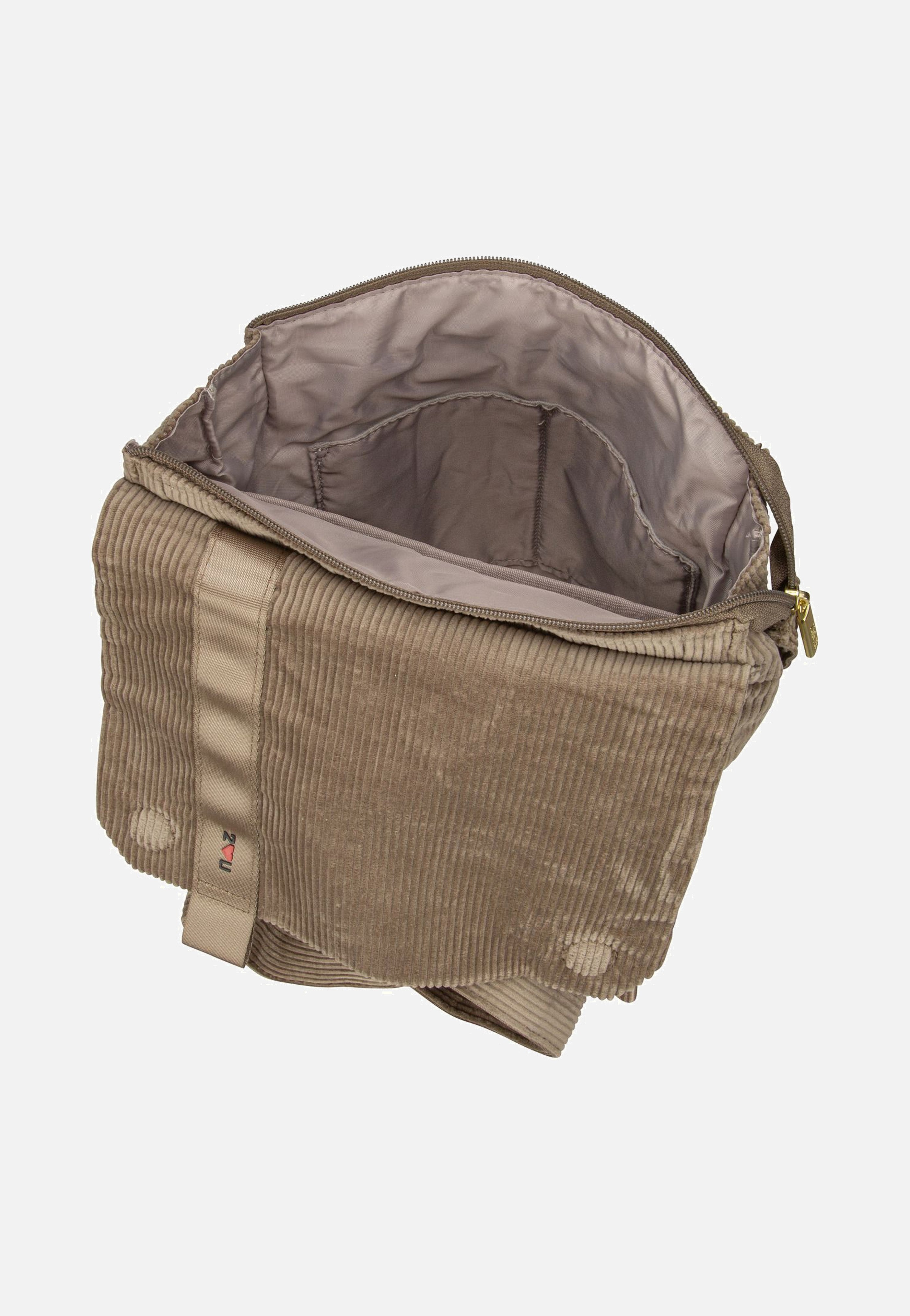 zwei Mademoiselle MR13 Cord/Mocca Rucksack