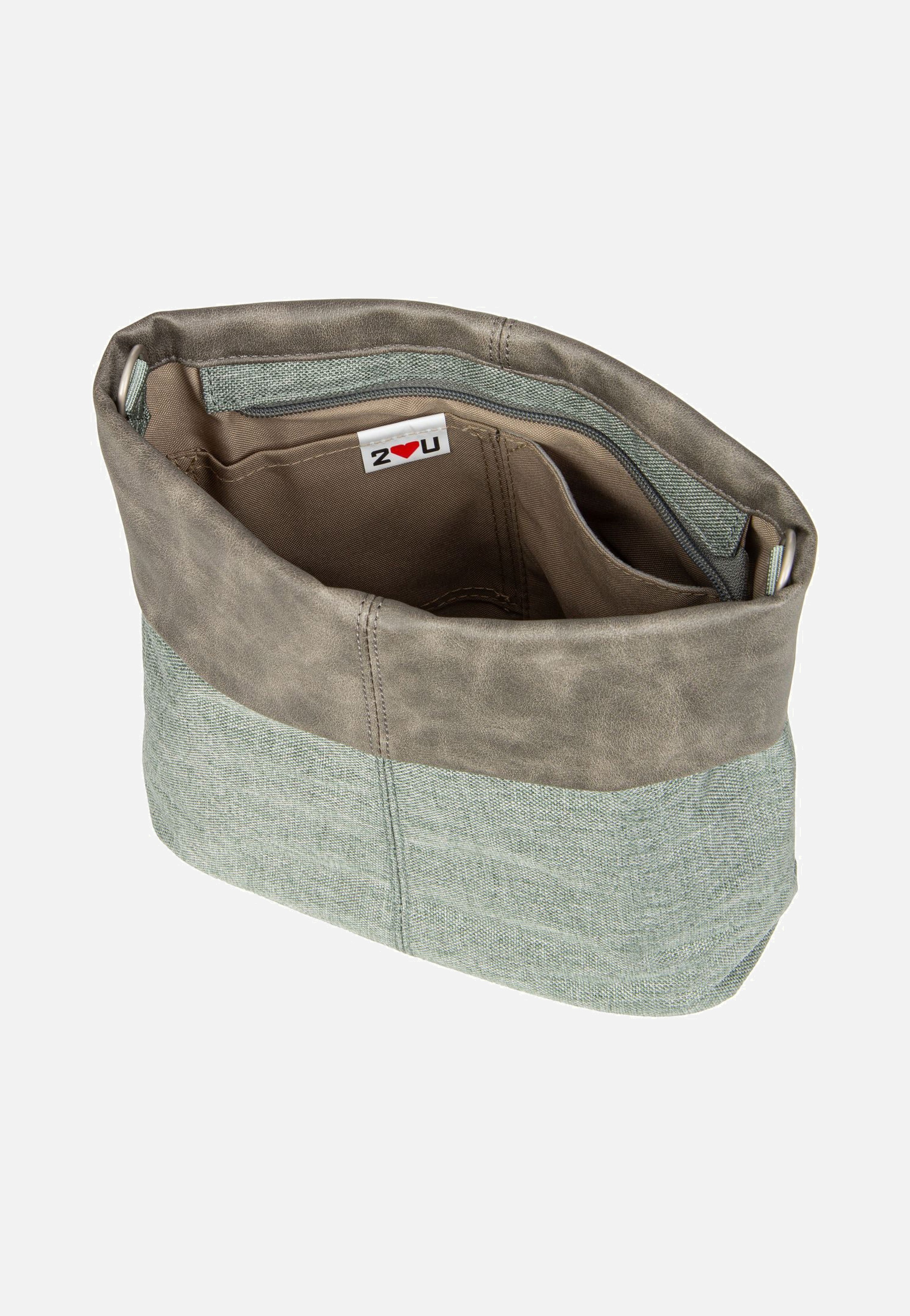 zwei Olli OT8 Salbei Beuteltasche