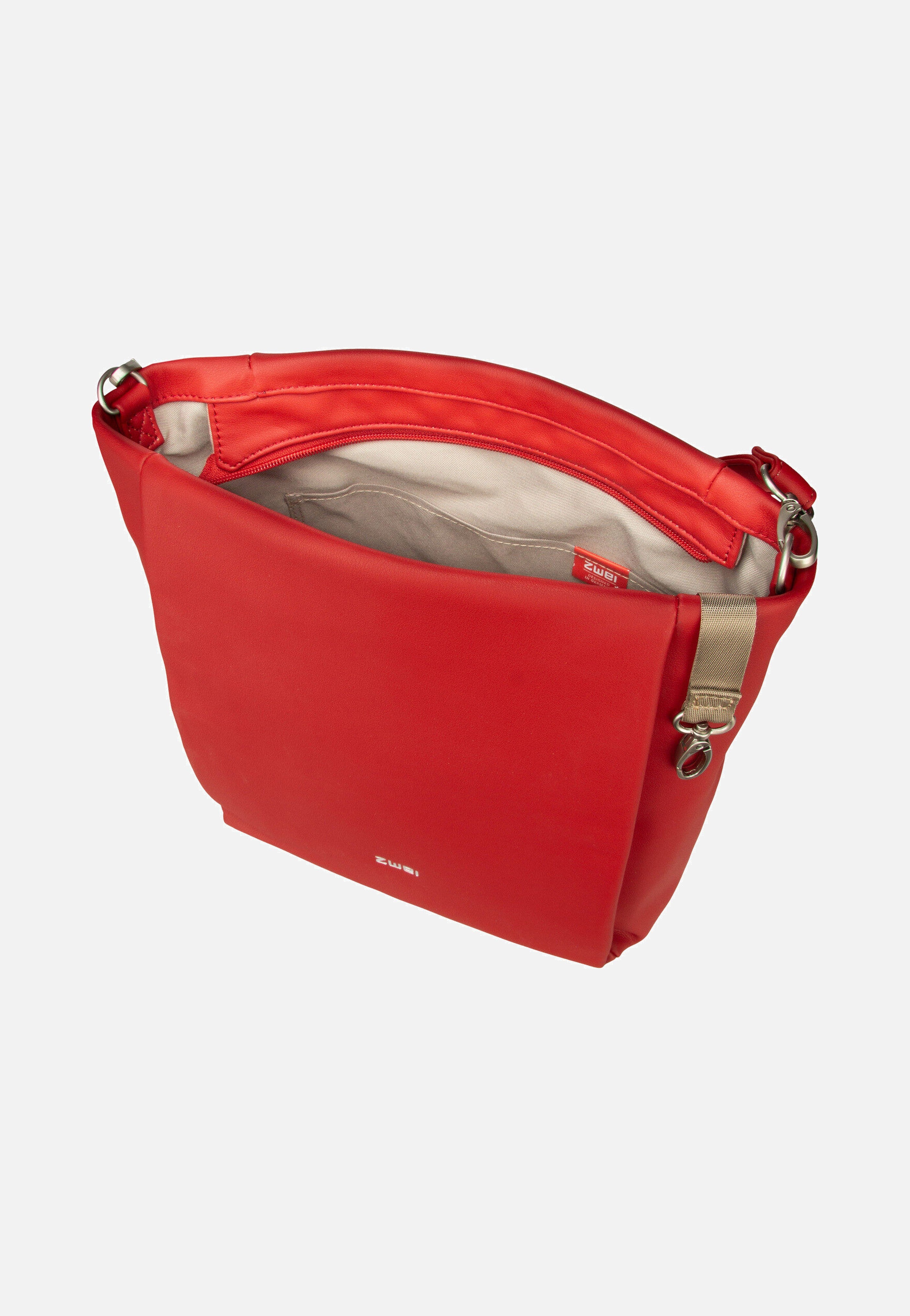 zwei Yuna YU120 Red Hobo Bag
