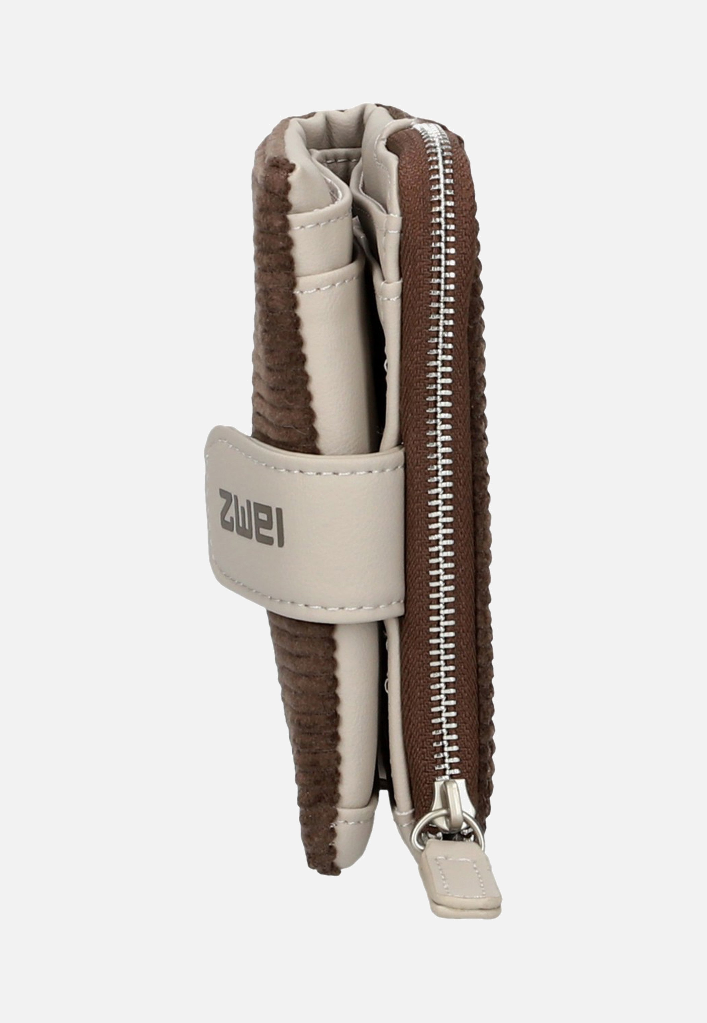 zwei M.Wallet MW5 Cord/Wood Portemonnaie