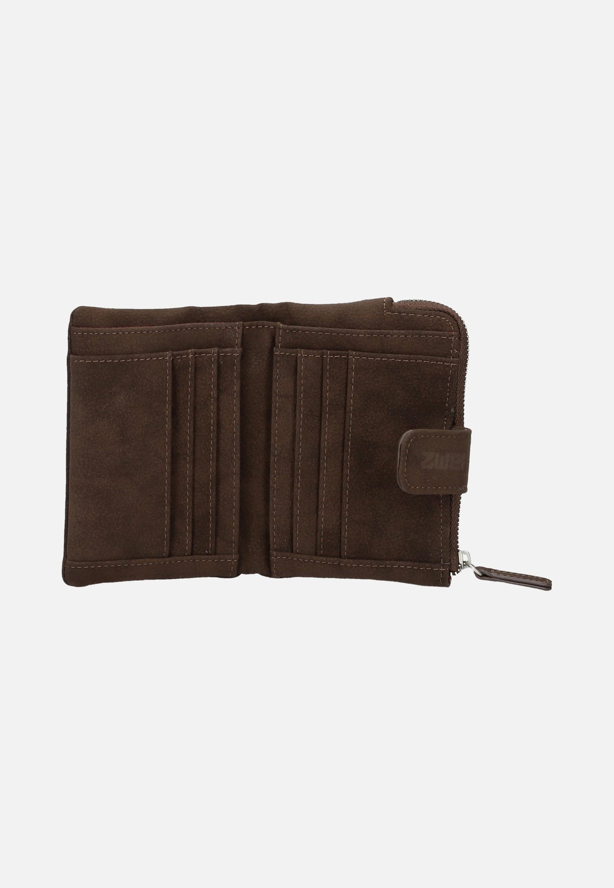 zwei M.Wallet MW5 Nubuk/Espresso Portemonnaie