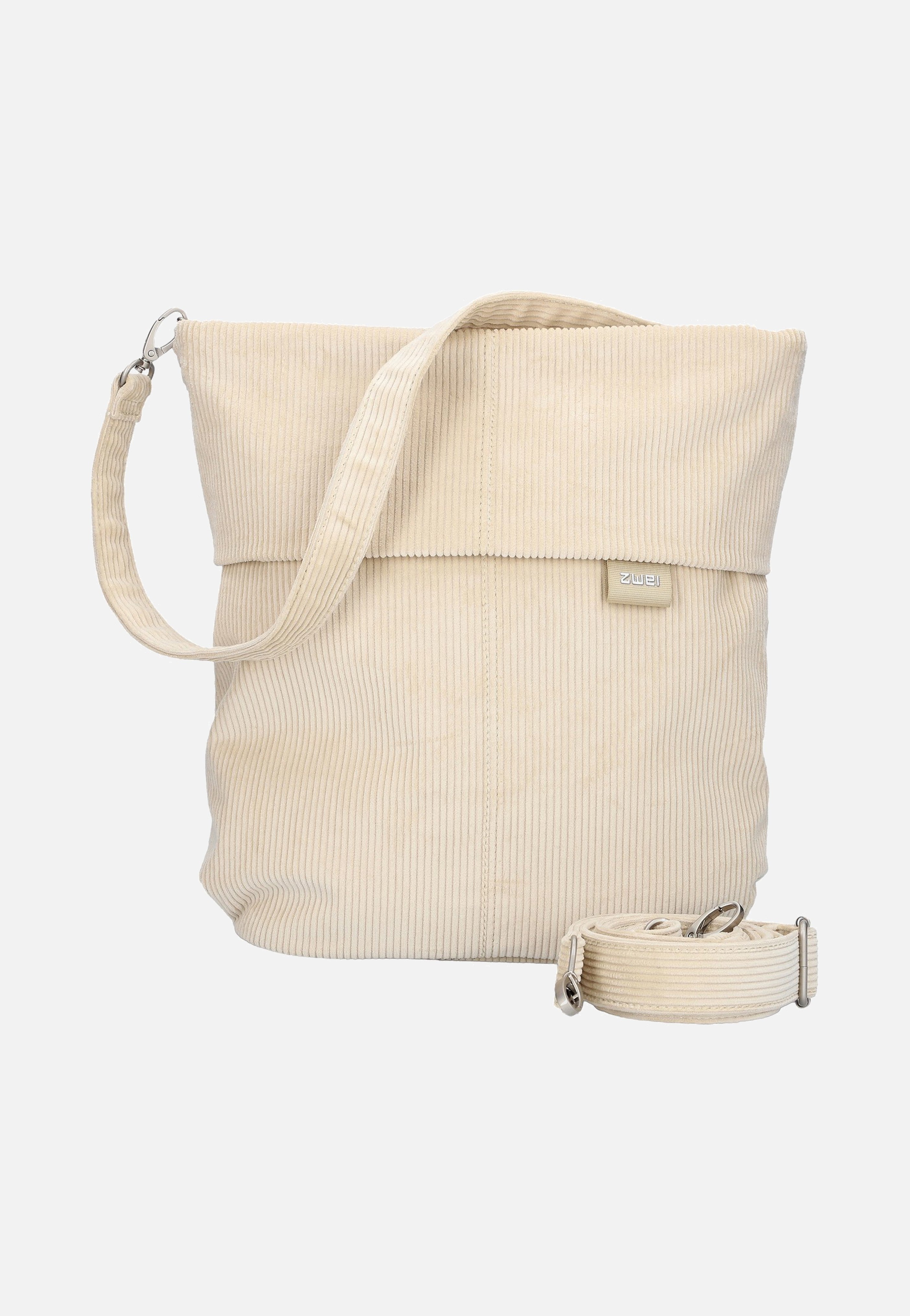 zwei Mademoiselle M12 Cord/Creme Hobo Bag