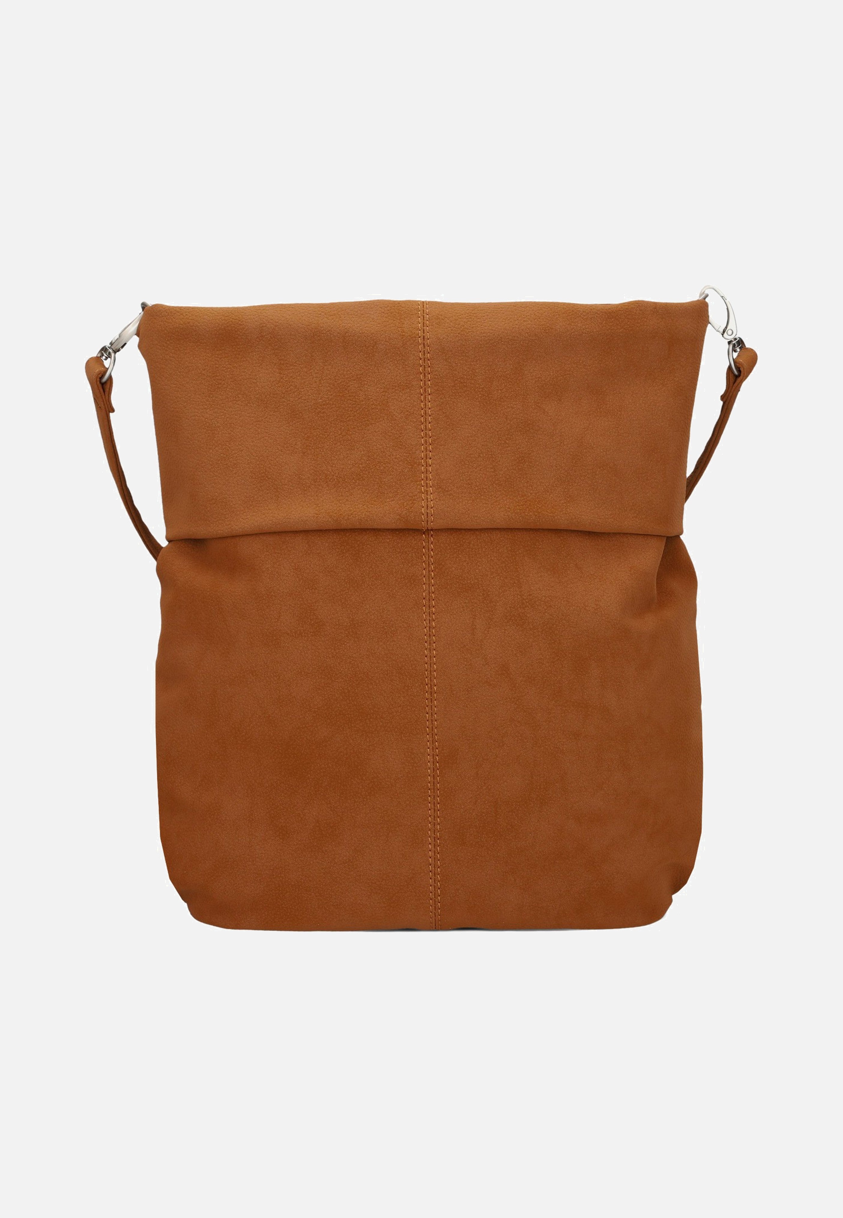 zwei Mademoiselle M12 Nubuk/Cognac Hobo Bag