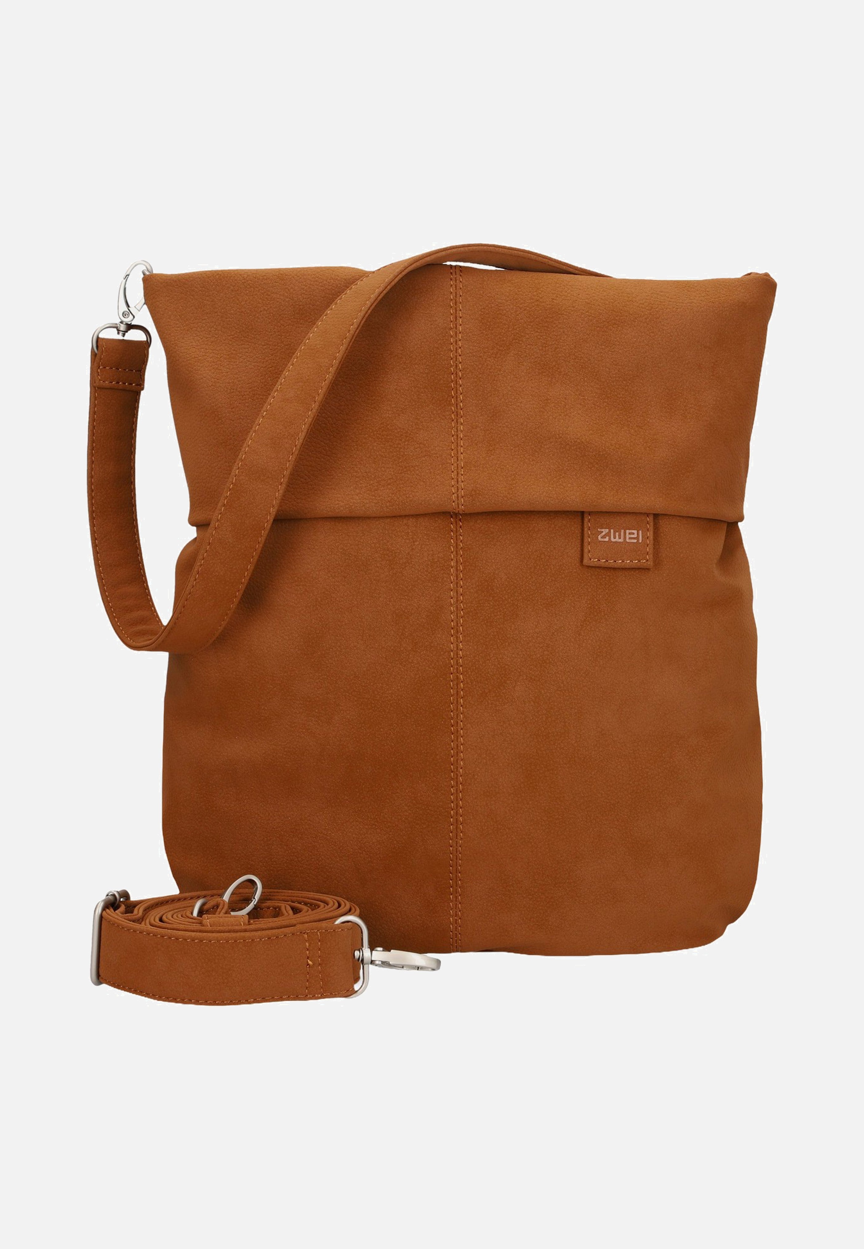 zwei Mademoiselle M12 Nubuk/Cognac Hobo Bag