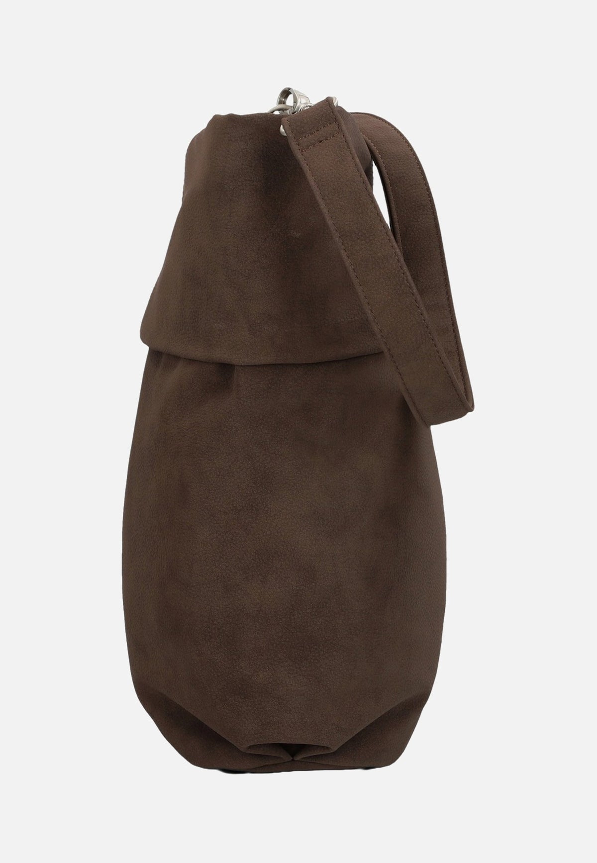 zwei Mademoiselle M12 Nubuk/Espresso Hobo Bag