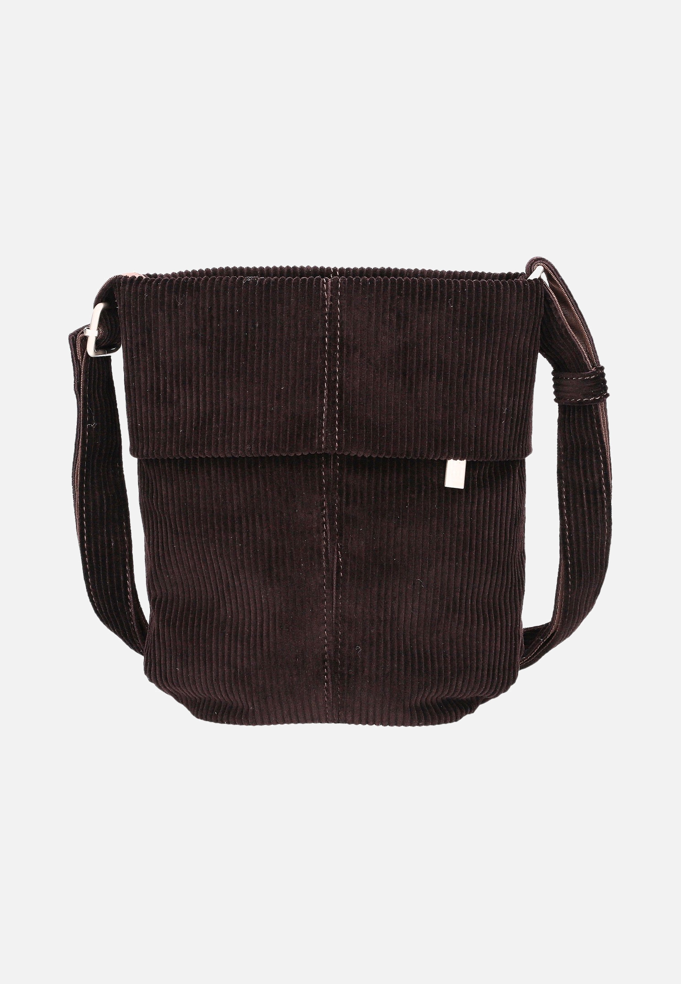 zwei Mademoiselle M45 Cord/Espresso Crossbody Bag