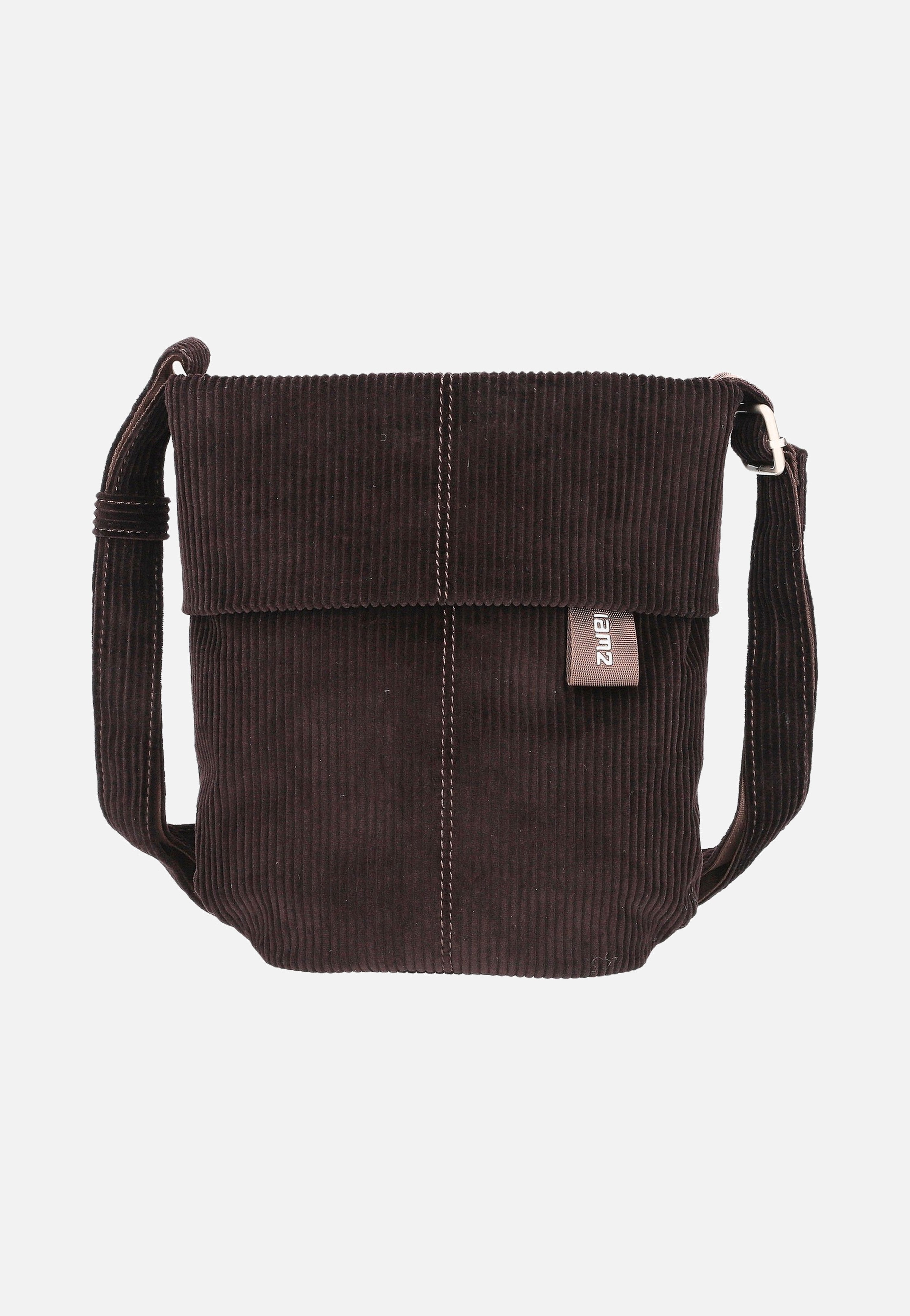 zwei Mademoiselle M45 Cord/Espresso Crossbody Bag