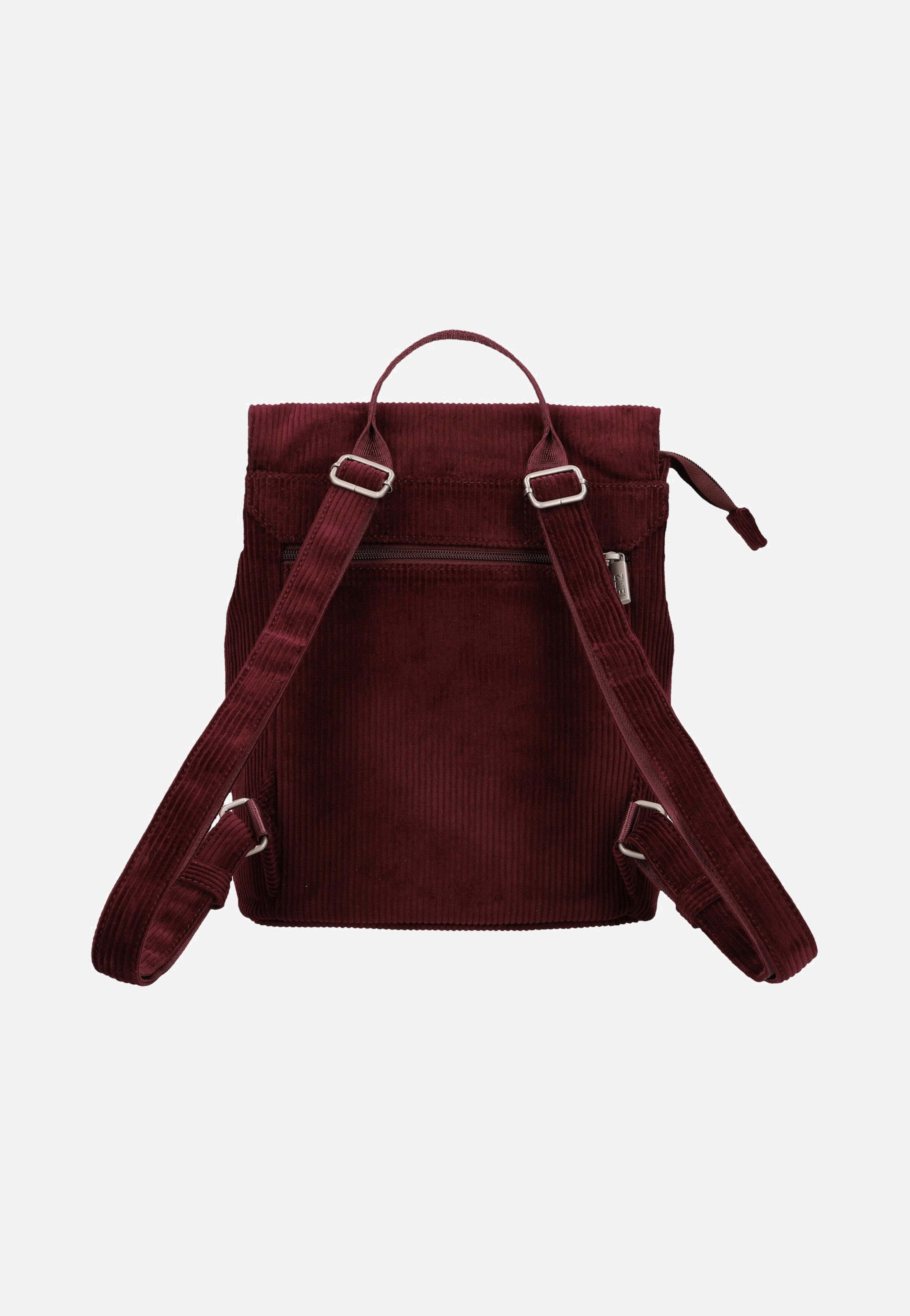 zwei Mademoiselle MR8 Cord/Bordeaux Backpack