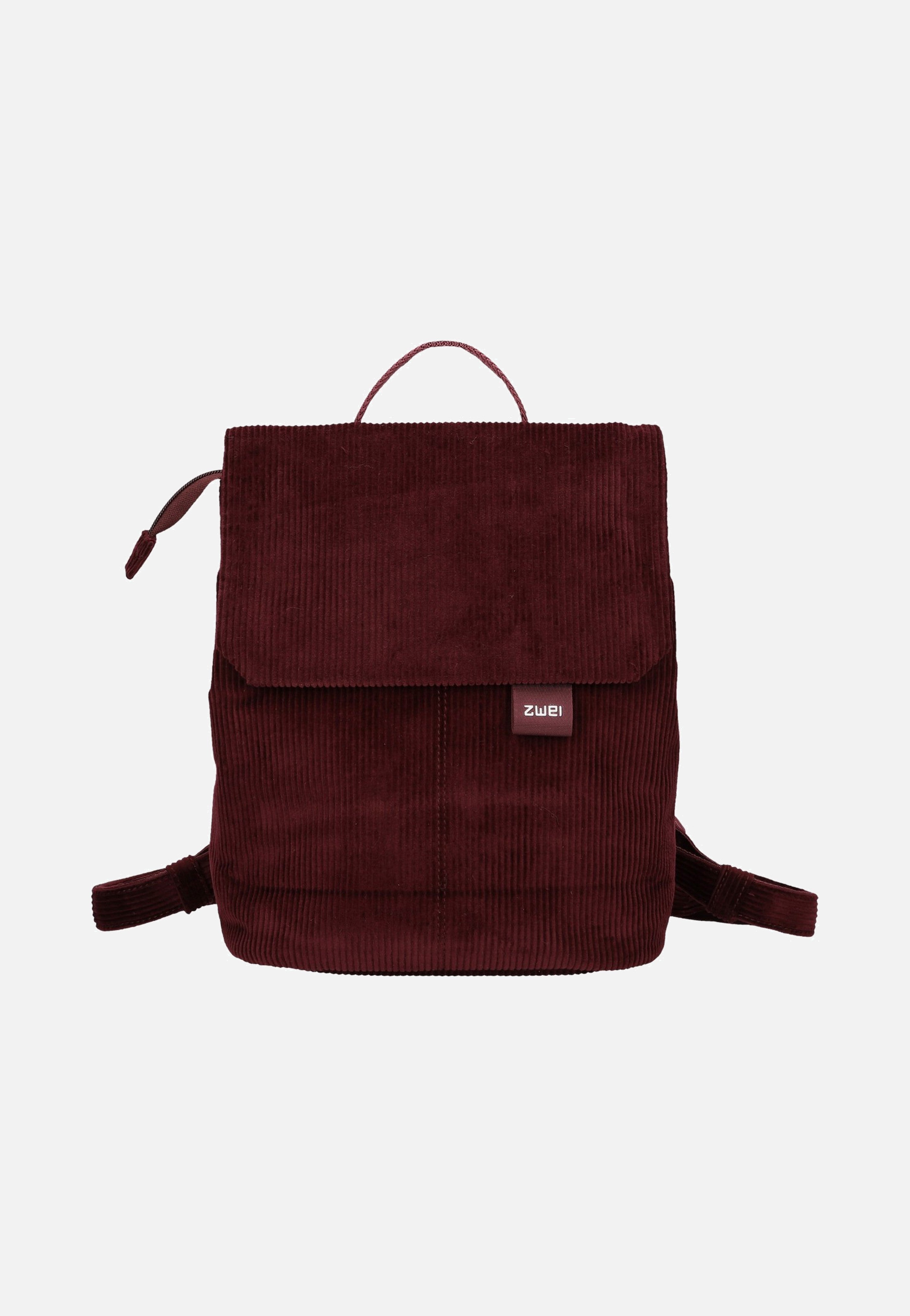 zwei Mademoiselle MR8 Cord/Bordeaux Backpack