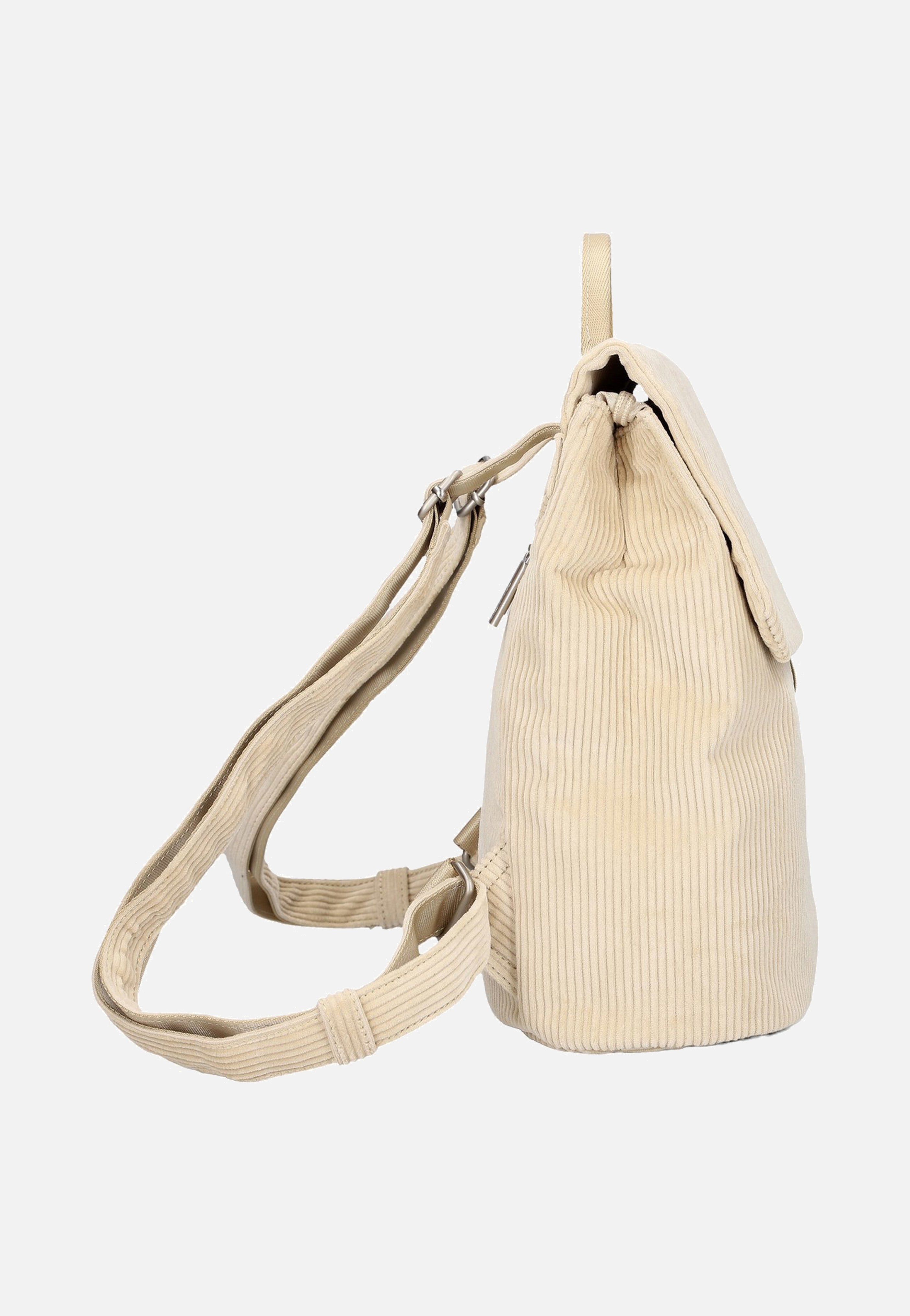 zwei Mademoiselle MR8 Cord/Creme Rucksack